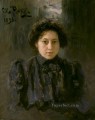 Retrato de la hija del artista Nadezhda Realismo ruso Ilya Repin